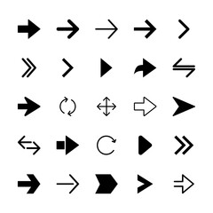 Arrow icon set. Arrow icon. Arrow vector set. Set of arrows.