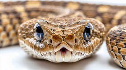 Close-up image of a snake's face.