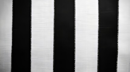 Black and white stripes.