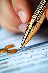 Analyzing Financial Data with a Pen and Coins