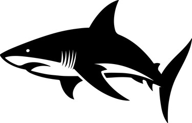 Art & Illustration a shark silhouette vector eps