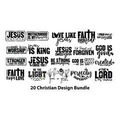 20 Christian Design Bundle