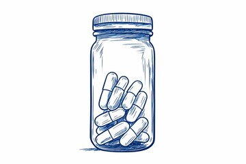 Mockup of soft medical pillows for healthcare, on a minimalistic background, ideal for product design, medical advertising, and product promotions.