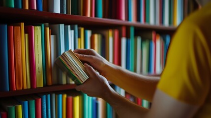 stack of vintage books. Tattered books on a shelf. Library, learning, reading, gaining knowledge. Background banner with copy space