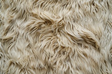 Beige goat fur detail for background