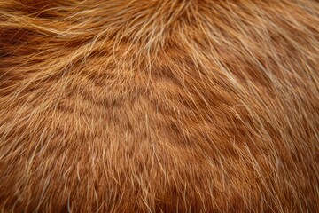Fototapeta premium Close up brown horse fur texture abstract background.