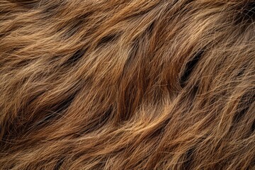 Fototapeta premium Brown goat hair texture and background