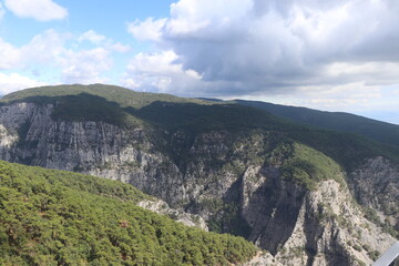 Naklejka premium mountains in the mountains