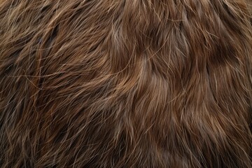Fototapeta premium fur texture Closeup Macro Brown Goat Hair texture background