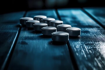 Mockup of medical pillows for healthcare, featuring a soft design on a plain background, ideal for product promotion and medical visuals.