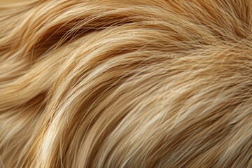 Pug dog hair texture  close up photo of beige dog hair
