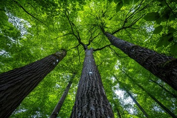A smart forest where sensors monitor biodiversity and protect wildlife, ensuring the health of the ecosystem for future generations