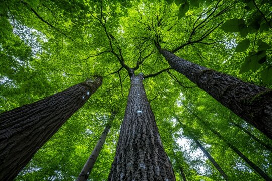 A smart forest where sensors monitor biodiversity and protect wildlife, ensuring the health of the ecosystem for future generations