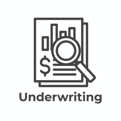 Underwriting Concept with Credit Score and Personal Finance Inspection