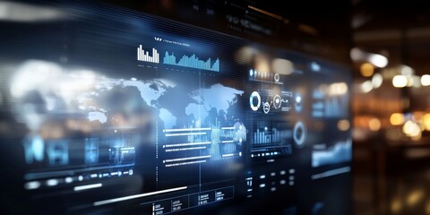 Interactive marketing control panel designed for effective data analysis.
