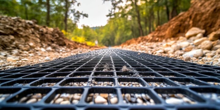 Geogrid Application in Reinforcing Hills for Pedestrian Pathways