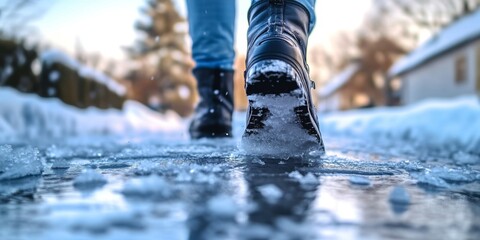 Effective strategies for winter safety can mitigate the risks of icy surfaces.