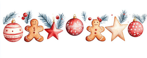 Christmas cookies featuring snowmen, gingerbread men, and Christmas trees
