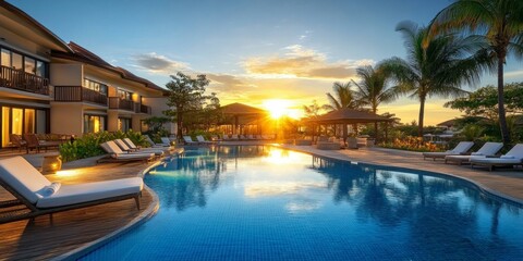 Luxurious pool and amenities for ultimate relaxation.