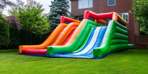 Vibrant and Engaging Backyard Play Area