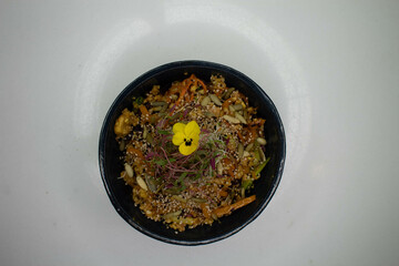 Natural food (various cuisines),  healthy breakfast, desayuno completo y sano.