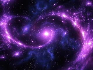 Abstract galactic wallpaper with futuristic star patterns