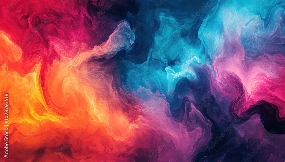 Canvas Prints abstract multicolor texture in hd wallpaper format with vibrant colors