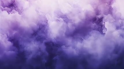 Hand painted watercolor background is featuring abstract washes of purple and violet colors creating a dramatic and moody atmosphere