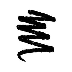 Black scribble icon