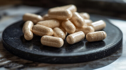 These are vitamin pills made from natural ingredients. They are considered an alternative to traditional medicine.