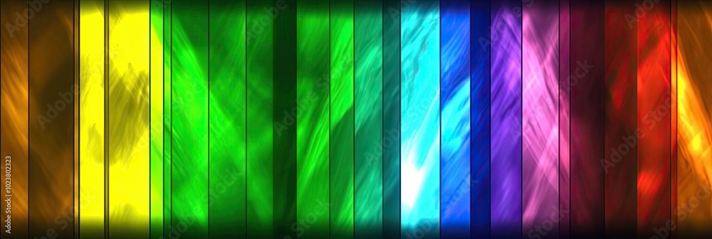 Aufkleber vibrant iridescent gradient backgrounds display a spectrum of colors in a seamless design