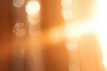 Beautiful Sunset Light Flares Create a Warm Atmosphere During Golden Hour Moments