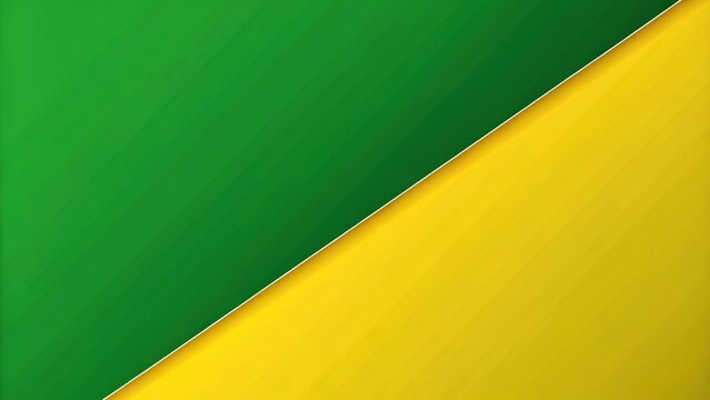 Minimalist green and yellow background with diagonal divide