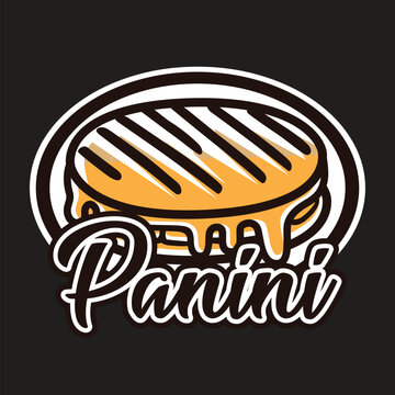 Panini Logo Design with Simple Shape No Detail Vector