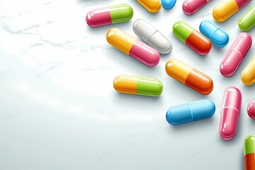 Mockup of medical pillows for healthcare, featuring a soft design on a plain background, ideal for product promotion and medical visuals.