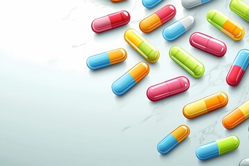 Mockup of medical pillows for healthcare, featuring a soft design on a plain background, ideal for product promotion and medical visuals.