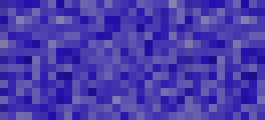 Abstract background with blurry blue pixel color censorship element. Appropriate for digital design projects