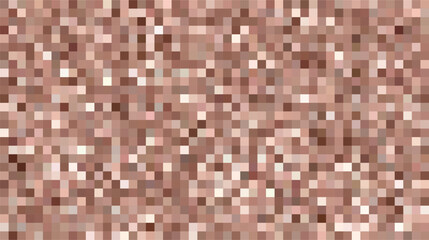Fototapeta premium Abstract background with blurry brown pixel color censorship element. Appropriate for digital design projects