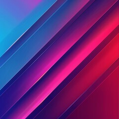 A blue and red striped background with a purple stripe