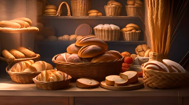 bread in a basket