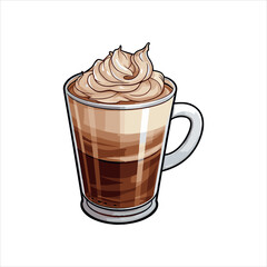 cup of coffee with beans,coffee, cup, drink, cafe, espresso, cappuccino, breakfast, beverage, white, hot, caffeine, brown, latte, isolated, saucer, food, morning, black, mug, milk, aroma, closeup, cup