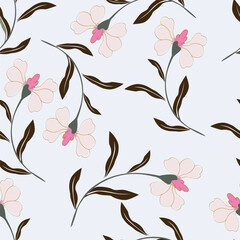 flower, pattern, daisy, floral, seamless, spring, nature, camomile, summer, flowers, vector, wallpaper, plant, decoration, illustration, design, art, texture, beauty, chamomile, yellow, bloom, color, 