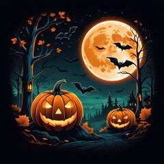 happy Halloween T-shirt Design