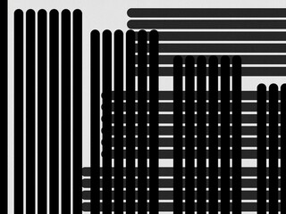 Abstract black white wavy line pattern background geometric modern design template card element paper circle dot minimalistic vertical horizontal 