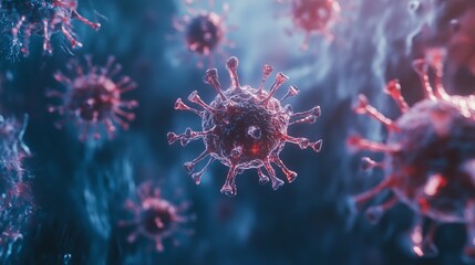 Obraz premium A protective barrier shields against virus or bacteria cells, representing the medical concept of health and immunity. This concept encompasses immunization or vaccination to foster protection