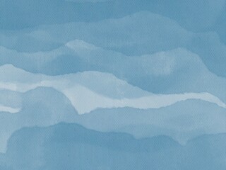 Abstract watercolor background blue tones paper high-quality texture template mockup background pastel
