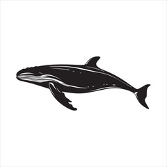 black whale,fish, dolphin, shark, animal, sea, vector, ocean, blue, cartoon, illustration, white, isolated, water, mammal, marine, fin, underwater, silhouette, nature, art, swimming, wildlife, black, 