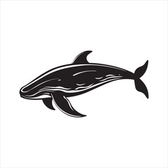 black whale,fish, dolphin, shark, animal, sea, vector, ocean, blue, cartoon, illustration, white, isolated, water, mammal, marine, fin, underwater, silhouette, nature, art, swimming, wildlife, black, 