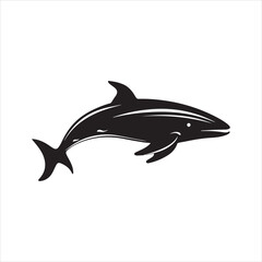 black whale,fish, dolphin, shark, animal, sea, vector, ocean, blue, cartoon, illustration, white, isolated, water, mammal, marine, fin, underwater, silhouette, nature, art, swimming, wildlife, black, 