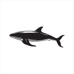 black whale,fish, dolphin, shark, animal, sea, vector, ocean, blue, cartoon, illustration, white, isolated, water, mammal, marine, fin, underwater, silhouette, nature, art, swimming, wildlife, black, 